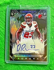 DAMARIOUS RANDALL OBSIDIAN AURORA AUTO SP #/100 BROWNS 2018 PANINI OBSIDIAN SP 