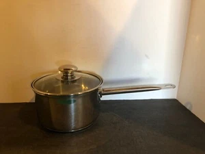 Vintage Williams and Sonoma KIM Korea 18/10 stainless 2 Qt Sauce Pan With Lid - Picture 1 of 4