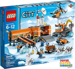 *NEW* LEGO CITY Arctic Base Camp 60036 Dog Sled Helicopter Digger Polar Bear - Picture 1 of 9