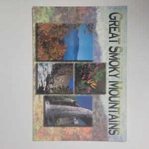 Postal cromada continental del Parque Nacional Great Smokey Mountains multi vista - Imagen 1 de 6