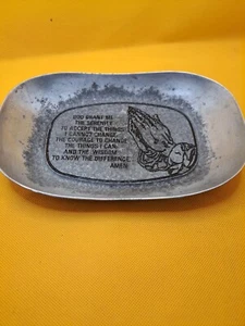 Serenity Prayer Ashtray - Picture 1 of 2