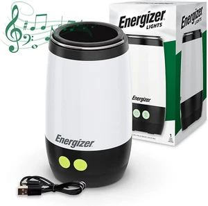 Laterne + Bluetooth Lautsprecher, ultrahell mit kraftvollem Sound, IPX4 wasserdicht - Bild 1 von 7