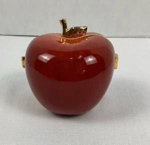 Heart Of Teaching Heirloom Porcelain Music Box #C2159, Ardleigh Elliott, Apple - Picture 1 of 13