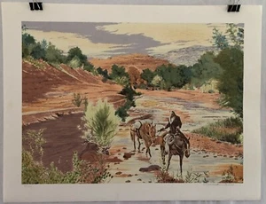 Lápiz William Nelson OAK CREEK CANYON Edición Limitada Serigrafía Original Firmada - Imagen 1 de 7