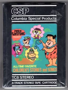 Sealed 8 track Tape FRED FLINTSONE Presents Children's Stories Songs 1977 SCARCE - Imagen 1 de 2