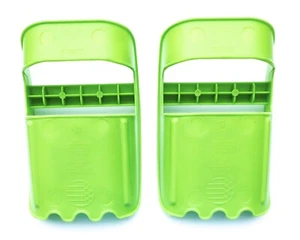 Set of Green Plastic Beach Sand Sandbox Claw Scoop Toy Garden Tool Vacation - Picture 1 of 12