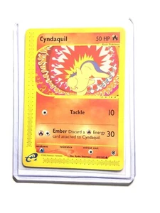CYNDAQUIL - 105/165 - Conjunto Base de Expedición - Común - Tarjeta de Pokémon - Casi Nuevo - Imagen 1 de 1