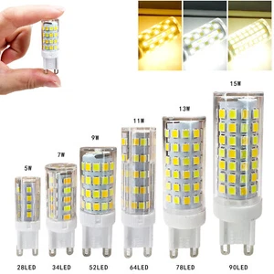 Mini G9 Led Corn Bulb No Flicker 2835smd Colors Bulbs Light 220v Lamp 11w For 7w - Picture 1 of 21