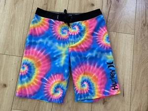 Hurley Boys colorful board shorts, size 16 - Picture 1 of 3