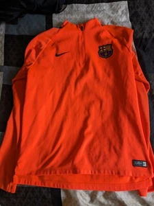 Unikat. Trikot Art. Spanien. FC Barcelona. Pullover Art. Orange. Kinder. Nike - Bild 1 von 6