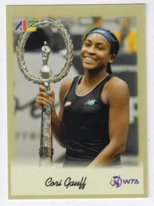 Cori Coco Gauff 2020/21 todos los deportes oro paralelo novato #02/10 ¡WTA!   nc - Imagen 1 de 2