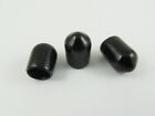 100 Pcs Black Plastic Covers Dust Cap for SMA Female Connector RF Adapter New