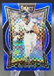 Panini Select Concourse 2024 azul a cuadros SSP/249 Will Anderson Jr #100 SSP - Imagen 1 de 2
