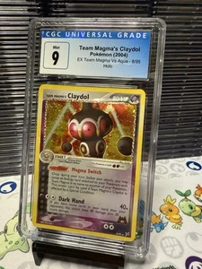 CGC 9 Team Magma’s Claydol Holo 8/95 EX Team Magma VS Aqua - Picture 1 of 3