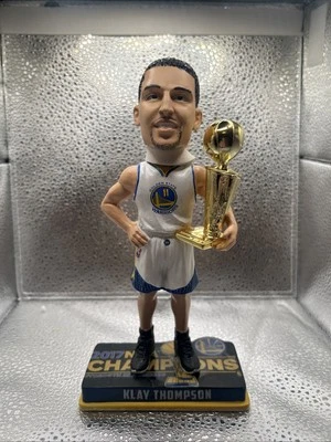 Klay Thompson Golden State Warriors 2017 Campeones de la NBA Bobblehead NBA Baloncesto Foto 1 de 4