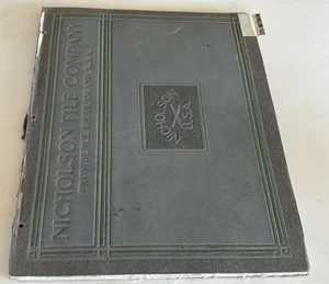 Antiker Nicholson Aktenfirma Katalog von 1911, 92 Seiten - Bild 1 von 4