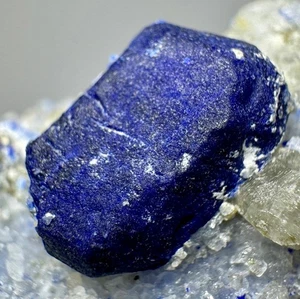 157 Karat voll abgeschlossene blaue Lazurit Kristalle auf Matrix @Afghanistan - Bild 1 von 10