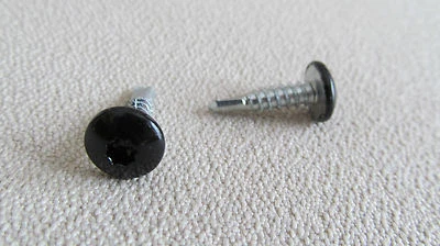 ABS Black Cargo Trailer Exterior Self Tapping Screws 150 OEM 3/4 Enclosed Car Hauler
