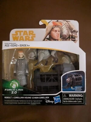 Juego de figuras de acción Star Wars Rebolt & Corellian Hound 3-3/4" de Hasbro NUEVO Foto 1 de 2