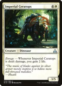 Imperial Ceratops (010) Rivals of Ixalan RIX MTG Magic The Gathering - Imagen 1 de 1