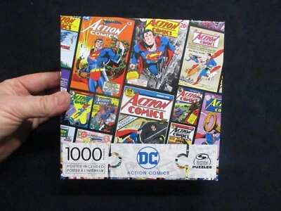 DC COMICS ACTION COMICS SUPERMAN 1000 PC JIGSAW PUZZLE SEALED SPINMASTER 2022 - Image 1 of 4