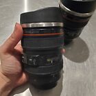 Camera Lens Coffee Mug Cup Travel Stainless Steel Leakproof Lid Lot 2