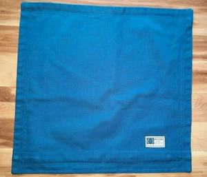 Tommy Hilfiger 1985 Navy Blue Heavy Cotton Throw Pillow Cover 22" x 22" American - Picture 1 of 8