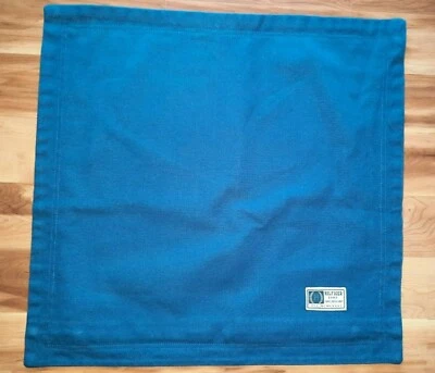 Tommy Hilfiger 1985 Azul Marino Algodón Pesado Funda Almohada 22" x 22" Americana Foto 1 de 4