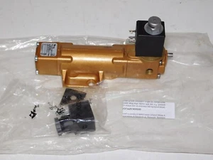 New Versa VSG-3511-B071-H Brass 3 Way Solenoid Air Pilot Valve Assembly 24 VDC - Picture 1 of 3