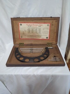 Starrett Micrometer Caliper Set No 224 Set B 6 - 9 Inch - Picture 1 of 13