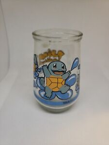 1999 WELCH'S JELLY JAR JUICE GLASS POKEMON SQUIRTLE #07