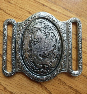 Griffin Winged Lion Goth Hippie Creature Myth Medieval Interlocking Belt Buckle - Picture 1 of 4
