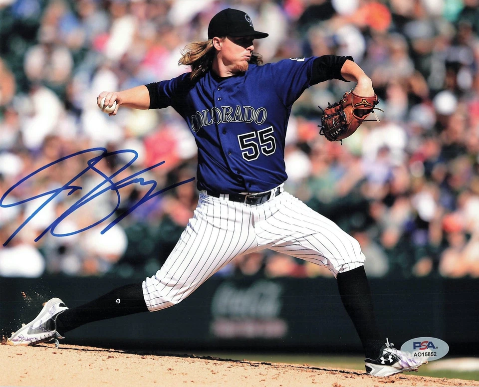 Foto firmada por JON GRAY de 8x10 PSA/DNA autografiada por los Rockies de Colorado Foto 1 de 1