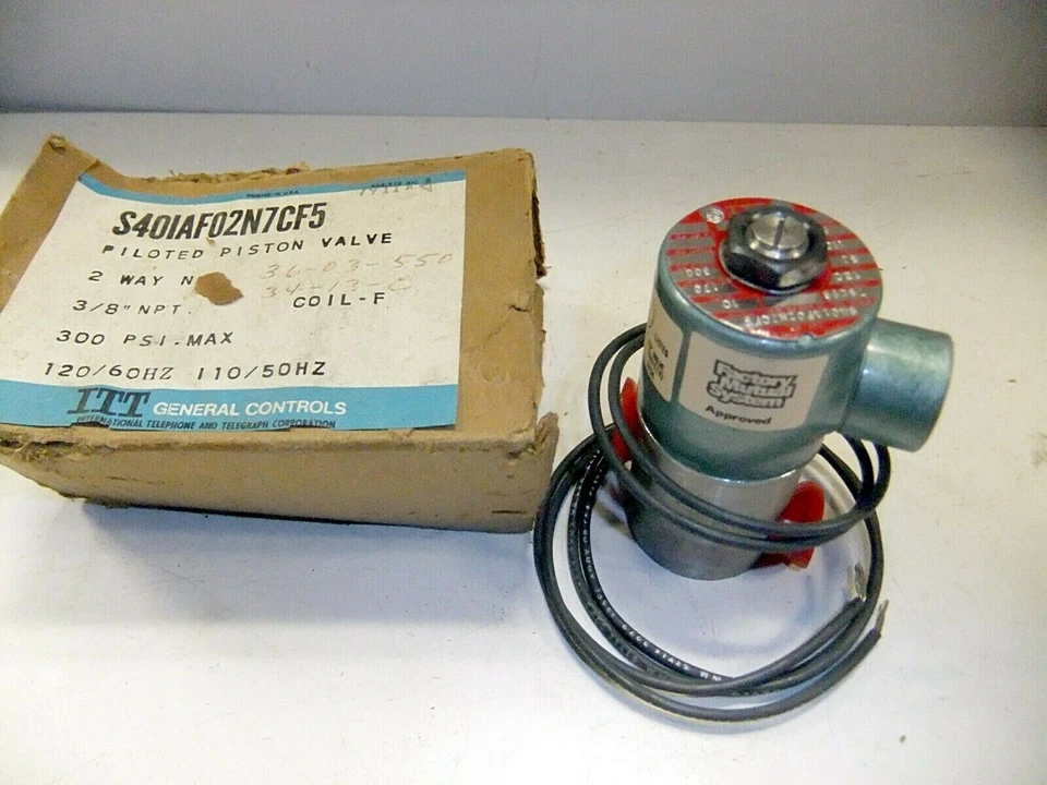 Válvula de pistón pilotada ITT S401AF02N7CF5 Foto 1 de 3