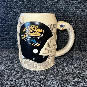 Rare Brax Jacksonville Jaguars Sculpted 3D Beer Stein Mug NFL Miller Lite - Picture 1 of 8