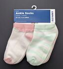 Old Navy Toddler Size 12-24 Months ~ Ankle Socks 4 Pack ~ Non Slip .. Stripes