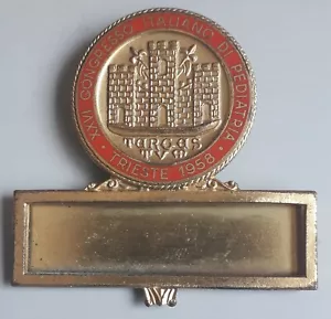mz 22 Trieste 1958 - XXVI Congresso Italiano di Pediatria - Pin - Spilla - Bild 1 von 1