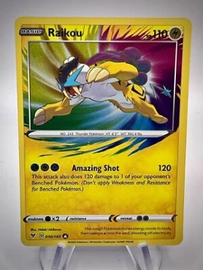 Pokémon TCG Raikou Vivid Voltage 050/185 Holo Amazing Rare - Picture 1 of 1