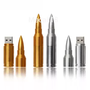 2TB 256GB Metal Bullet USB 2.0 Flash Drive Memory Stick Pen U Disk KeyThumb AU - Photo 1/14