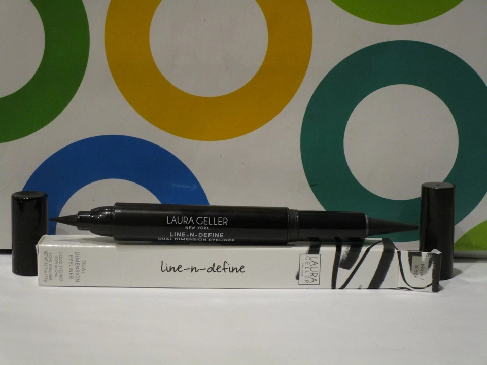 LAURA GELLER ~ LINE ~N~ DEFINE EYELINER ~ BLACK / BLACK ~ FULL SIZED BOXED - Image 1 of 1