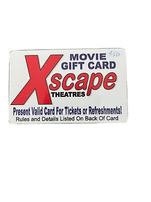 Xscape Movie Theatres Gift Card $25 • 15$