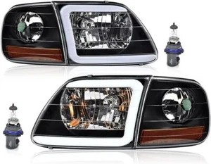 LED DRL Headlights & Corner Parking Lights Kit Compatible with 1997-2002 Ford Ex - Imagen 1 de 9