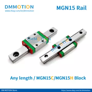 MR15 MGN15 Rail 200 250 300 400 450 500 550 600 700 800 mm MGN15C MGN15H Trasporto - Foto 1 di 2