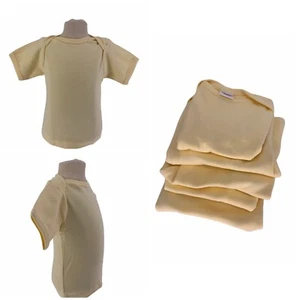 NWOT MONAG SHIRT T-Shirt Tee Plain Baby Child YELLOW 6-12 Months LOT 5 - Picture 1 of 7