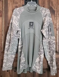 Camicia da combattimento massiccio logo forte esercito americano grande mimetica digitale - Foto 1 di 14