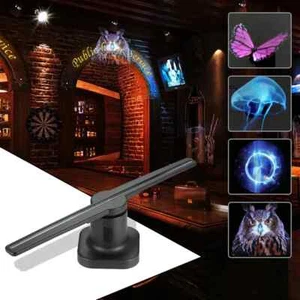 3D Holographic Projector LED Hologram Fan Advertising Player Kit w/Control - Z1 - Picture 1 of 7
