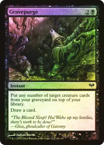 Magic The Gathering MTG GRAVEPURGE FOIL Dark Ascension NM Near Mint - Picture 1 of 1