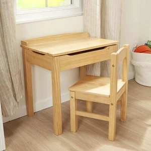 Melissa & Doug Table and Chair Set Lift & Top Activity Desk - Wooden - Picture 1 of 4