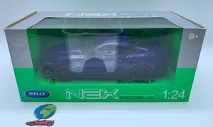 Welly Ford Mustang GT 2015 ,modello in scala 1:24, (2360) , vintage - Foto 1 di 5