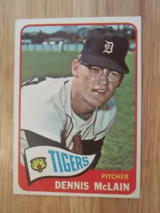 Denny McLain 1965 Topps #236 ROOKIE Trading Card MLB Baseball Detroit Tigers - Picture 1 of 10